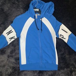 Blue zip up hoodie